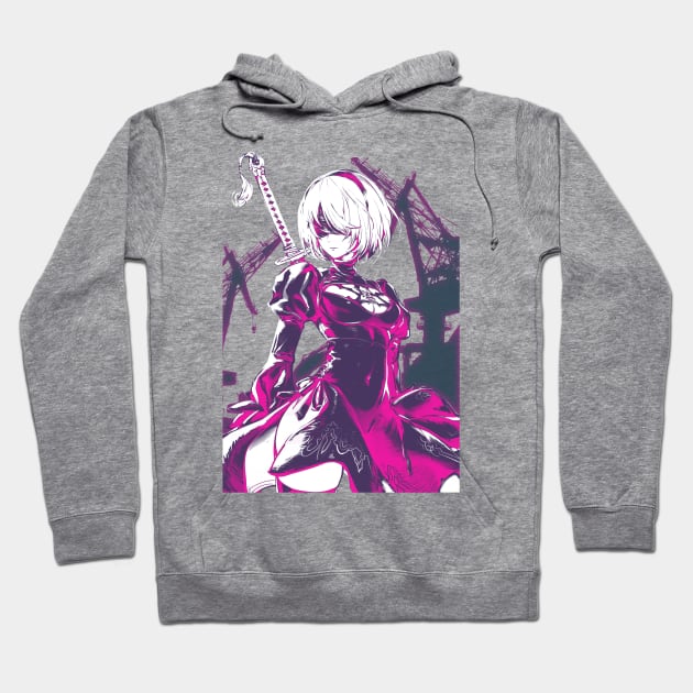 Neon 2B Hoodie by stingi